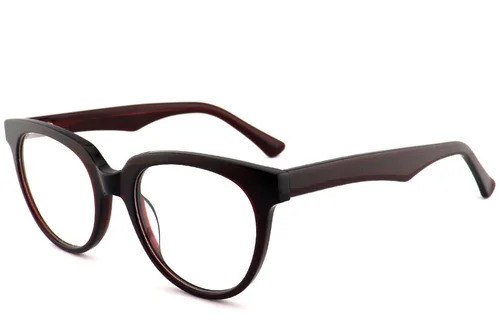 Lunettes papillon en acétate rouge #BS2012-0746