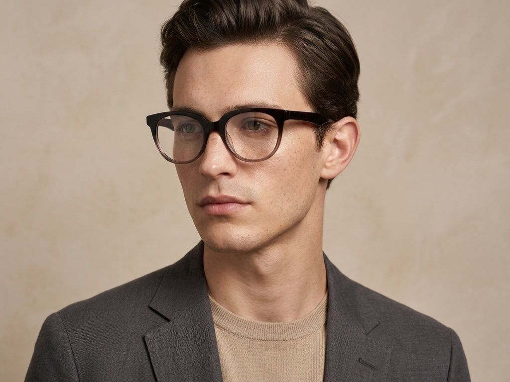 Lunettes papillon en acétate brun #BS2012-0747