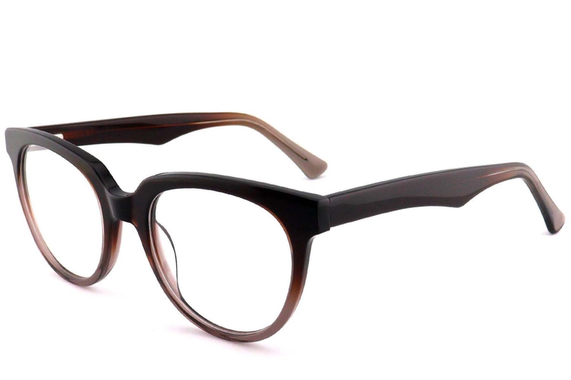 Gafas de acetato marrón mariposa #BS2012-0747