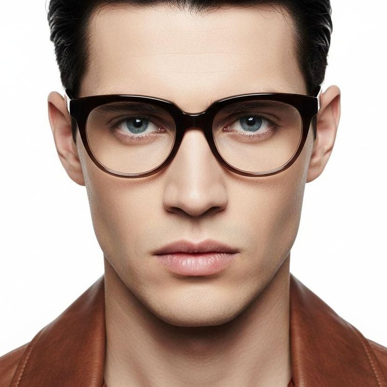 Butterfly Brown Acetate Glasses #BS2012-0747