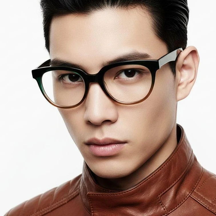 Butterfly Green Acetate Glasses #BS2012-0748