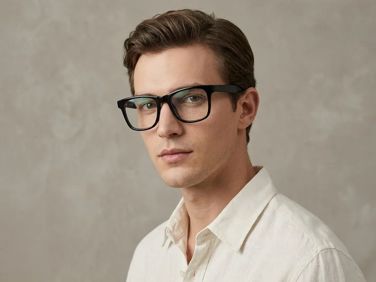 Butterfly Black Acetate Glasses #BS2012-0750