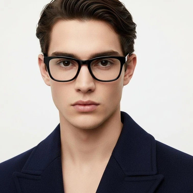 Butterfly Black Acetate Glasses #BS2012-0750