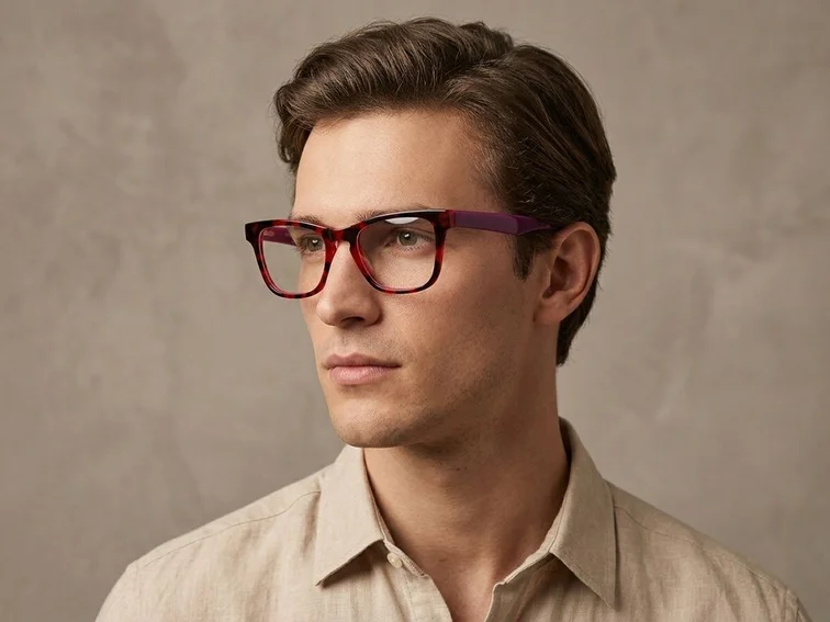 Gafas de acetato con forma de mariposa y carey #BS2012-0751