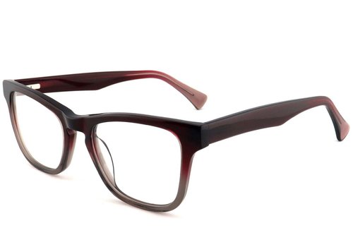 Lunettes papillon en acétate rouge #BS2012-0753