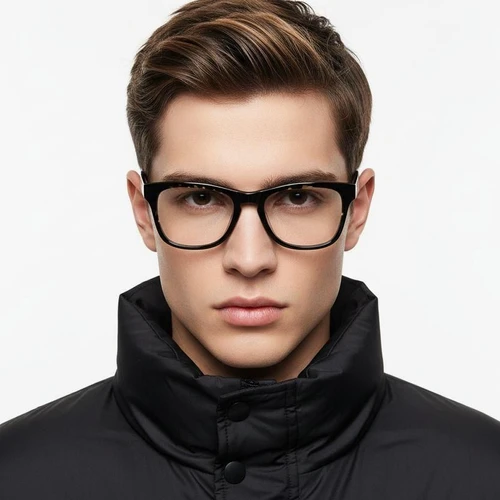 Lunettes papillon en acétate noir #BS2012-0755