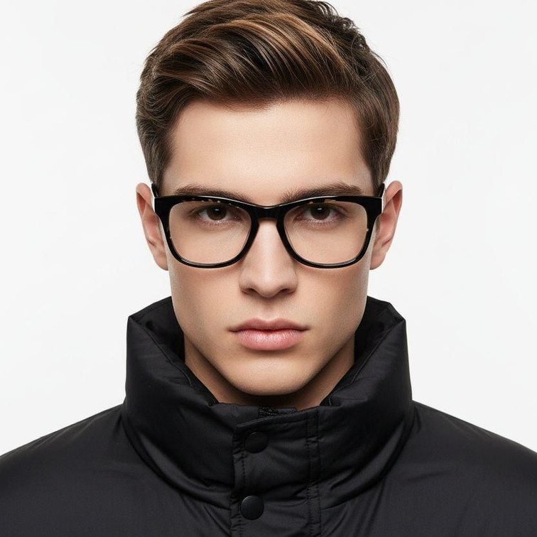 Butterfly Black Acetate Glasses #BS2012-0755
