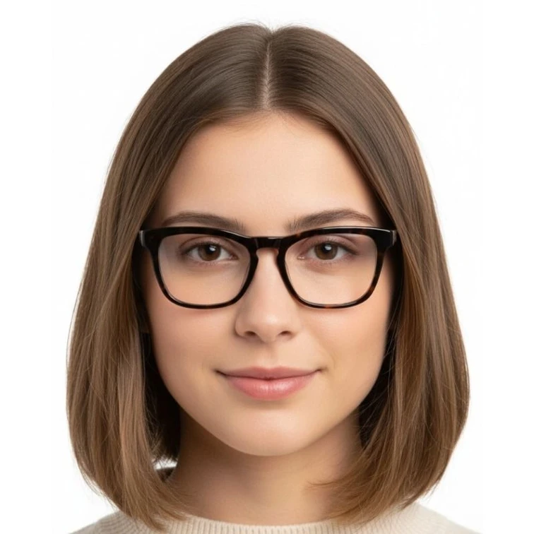 Lunettes en acétate écaille de tortue papillon #BS2012-0766