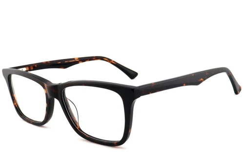 Gafas rectangulares de acetato de carey # BS2012-0779
