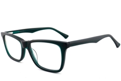 Gafas rectangulares de acetato verde #BS2012-0783
