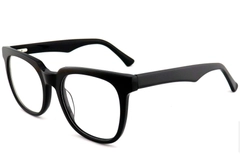 Rectangular Black Acetate Glasses #BS2012-0785