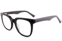 Rectangular Grey Acetate Glasses #BS2012-0788