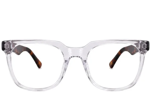 Rectangular Transparent Acetate Glasses #BS2012-0789