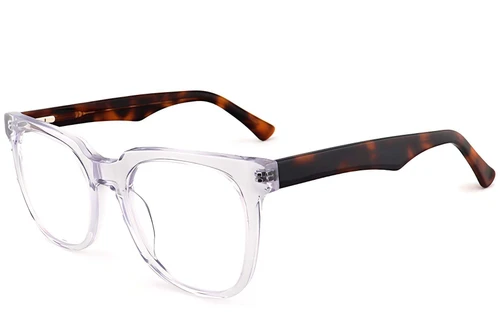 Gafas rectangulares de acetato transparente #BS2012-0789