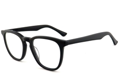 Rectangular Black Acetate Glasses #BS2012-0805