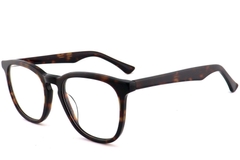 Rectangular Tortoiseshell Acetate Glasses #BS2012-0806