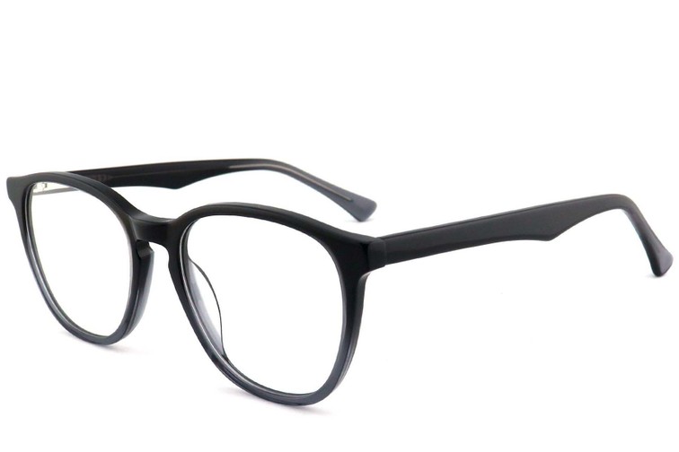 Oval Grey Acetate Glasses #BS2012-0814