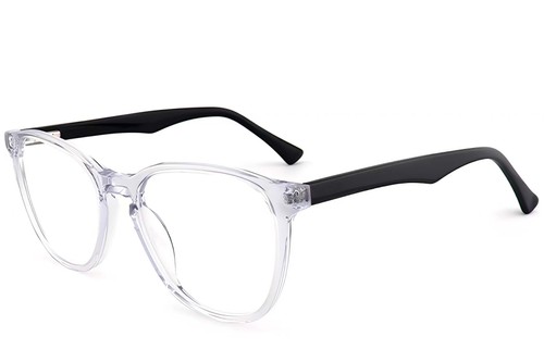 Oval Transparent Acetate Glasses #BS2012-0815