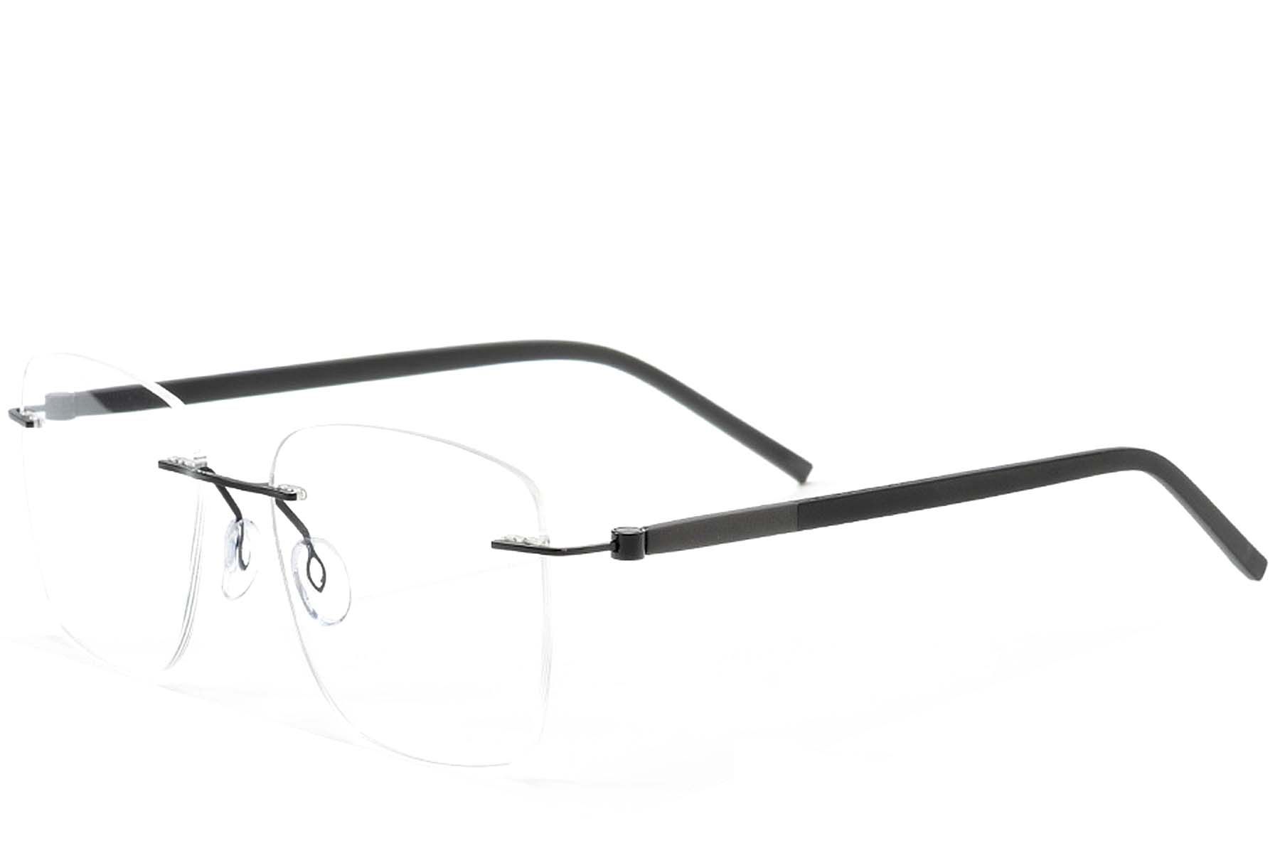 Invisible Black Metal Glasses #BS2012-0827