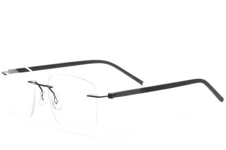 Invisible Black Metal Glasses #BS2012-0827