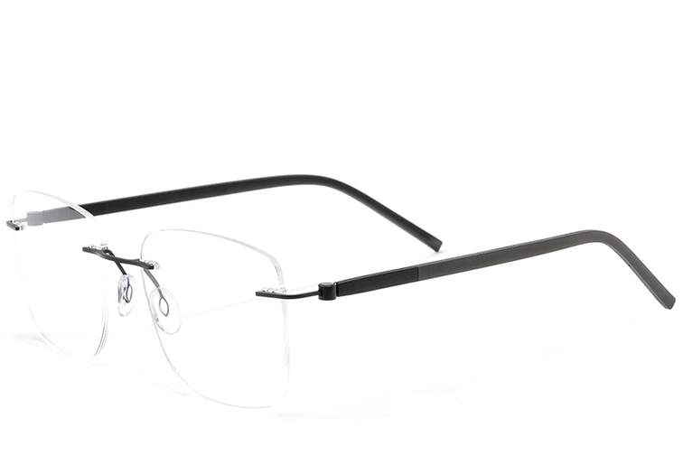 Invisible Black Metal Glasses #BS2012-0828