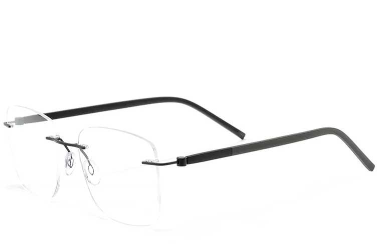 Invisible Black Metal Glasses #BS2012-0828