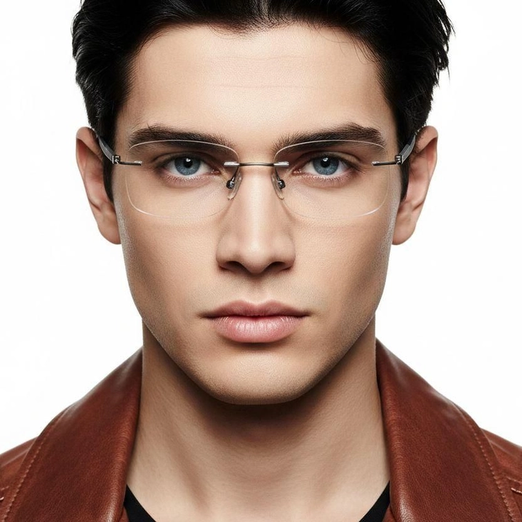 Invisible Silver Metal Glasses #BS2012-0830