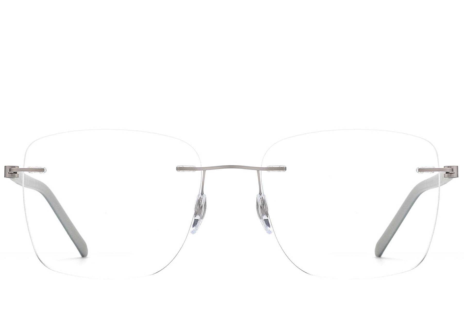 Invisible Silver Metal Glasses #BS2012-0832