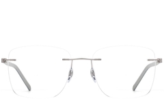 Invisible Silver Metal Glasses #BS2012-0832