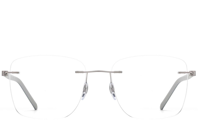 Invisible Silver Metal Glasses #BS2012-0832