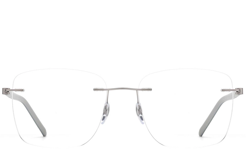 Invisible Silver Metal Glasses #BS2012-0832