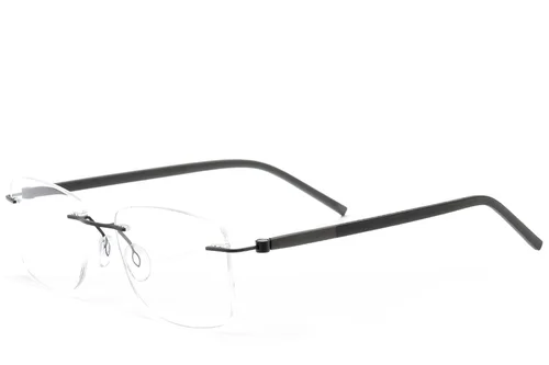 Lunettes invisibles en métal noir #BS2012-0833