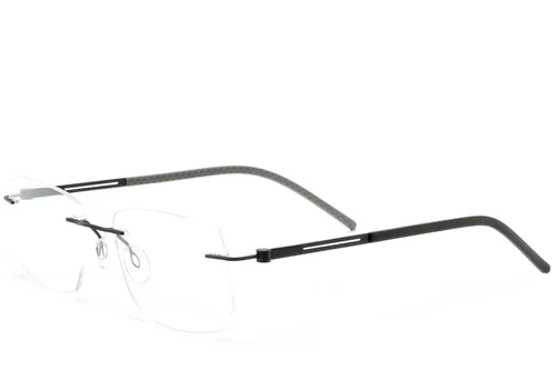 Invisible Black Metal Glasses #BS2012-0840