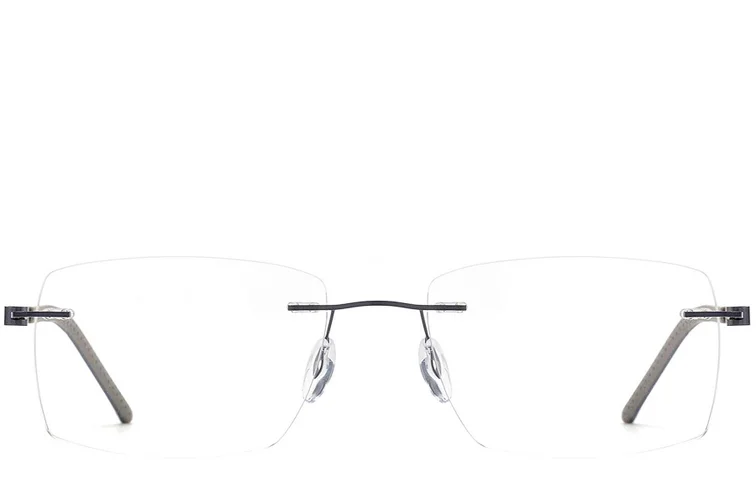 Invisible Black Metal Glasses #BS2012-0840