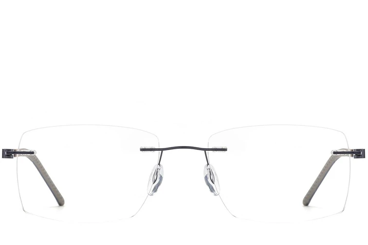 Invisible Black Metal Glasses #BS2012-0840