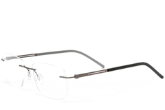 Invisible Grey Metal Glasses #BS2012-0842