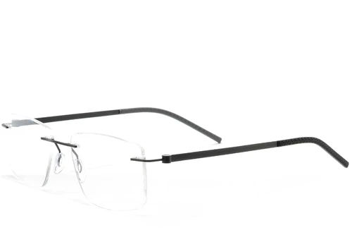 Invisible Black Metal Glasses #BS2012-0851