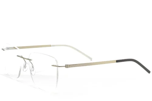 Lunettes invisibles en métal doré #BS2012-0858