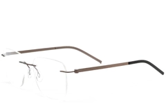 Lunettes invisibles en métal brun #BS2012-0861