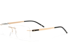 Invisible Golden Metal Glasses #BS2012-0864