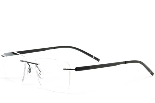 Invisible Black Metal Glasses #BS2012-0869