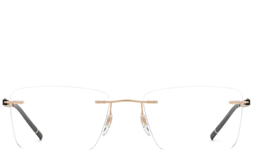 Lunettes invisibles en métal doré #BS2012-0870