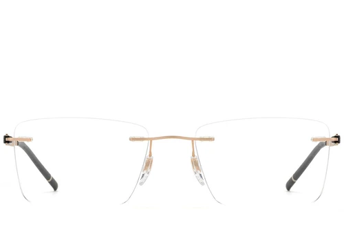 Invisible Golden Metal Glasses #BS2012-0870