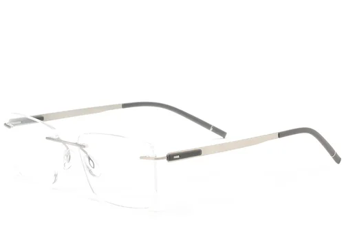Lunettes invisibles en métal argenté #BS2012-0871
