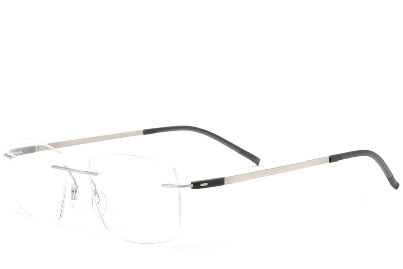 Invisible Silver Metal Glasses #BS2012-0876