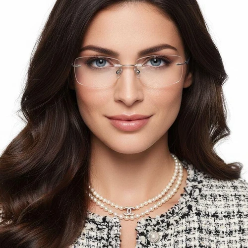 Invisible Silver Metal Glasses #BS2012-0876