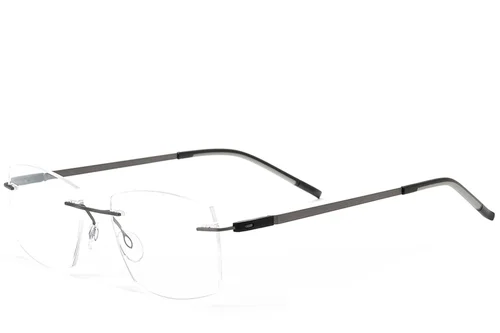 Lunettes invisibles en métal noir #BS2012-0878