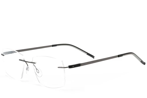 Invisible Black Metal Glasses #BS2012-0878