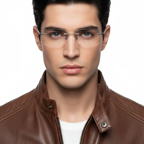 Invisible Silver Metal Glasses #BS2012-0879