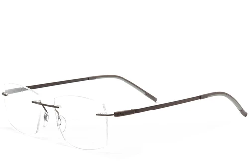 Invisible Black Metal Glasses #BS2012-0880